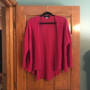 Pink cardigan